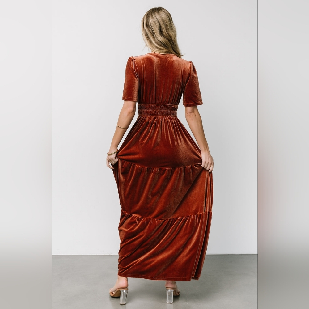Baltic Born | NWOT Artemis Velvet Maxi Dress Size 1XL - Picture 2 of 11